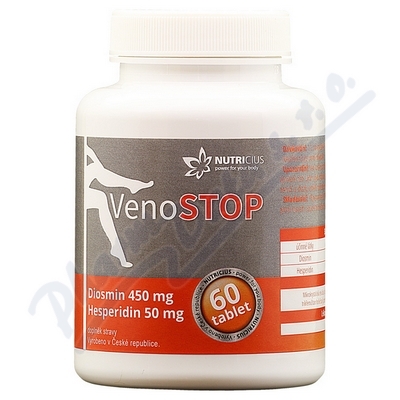 VenoSTOP Diosmin 450mg/Hesperidin 50mg tbl.60