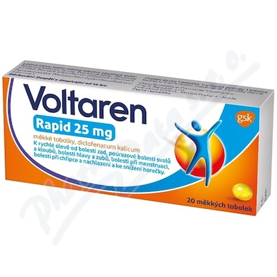 Voltaren Rapid 25mg cps.mol.20 I