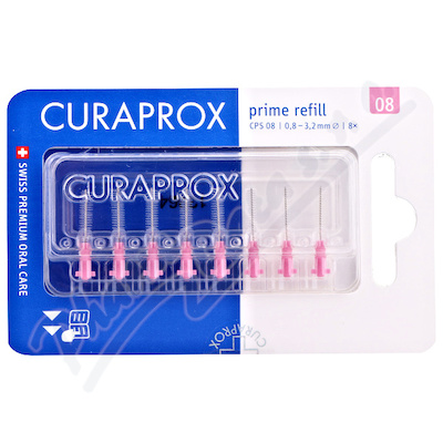 CURAPROX CPS 08 prime refill mezizub.kartáček 8ks