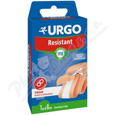 URGO RESISTANT Odolná náplast 1mx8cm NOVÁ