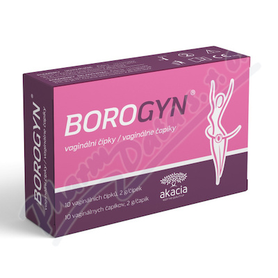 Borogyn vaginální čípky 10x2g