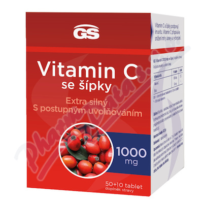 GS Vitamin C1000 se šípky tbl.50+10