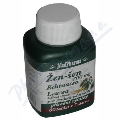 MedPharma Žen-šen+echinacea+leuzea cps.67