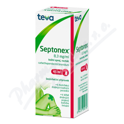 Septonex 8.3mg/ml drm.spr.sol.1x45ml