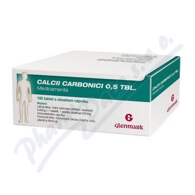 Calcii Carbonici 0.5 tbl.Medicam.0.5g tbl.nob.100